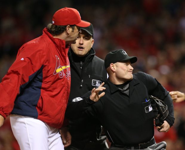 2014: Ejected during game against the Atlanta Braves